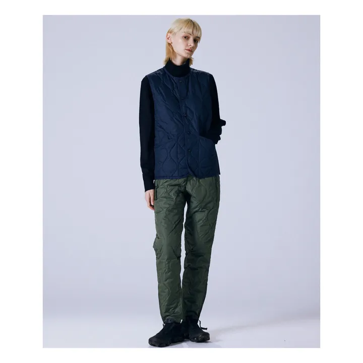 Taion Veste Sans Manches Military Unisexe | Bleu marine