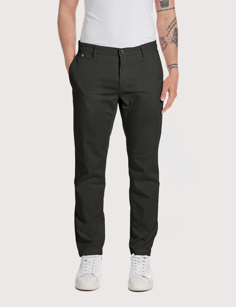 REPLAY CHINO HOMME BENNI REGULAR NOIR 099