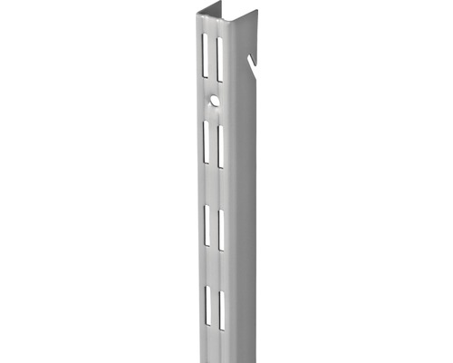 Bungee hangrail, 2-rijig, 1195 mm, zilver
