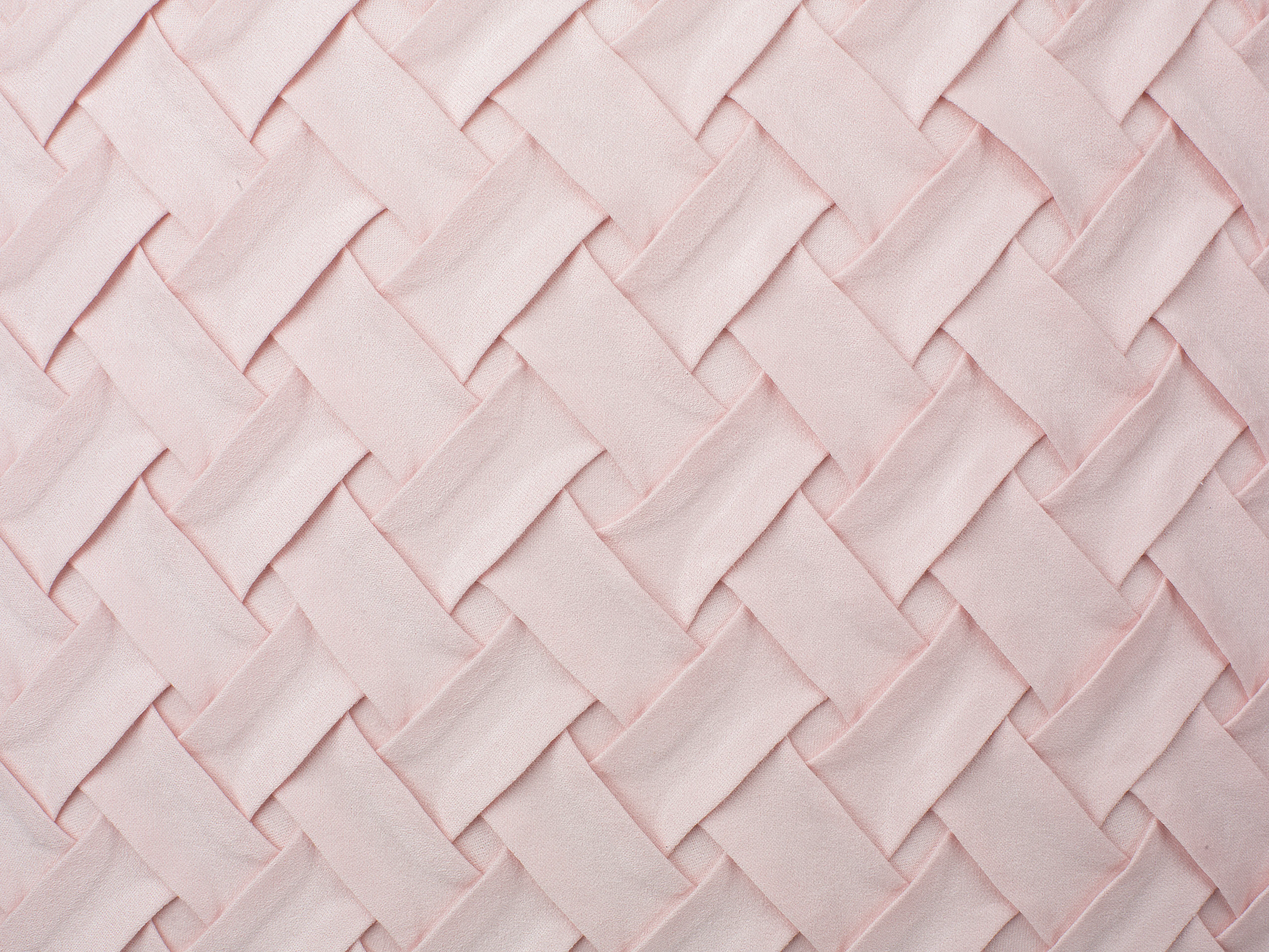 Set van 2 sierkussens TITHONIA 45 x 45 cm Roze chevron patroon