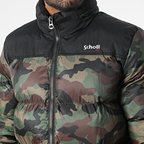 Doudoune Utah Vert Kaki Camouflage