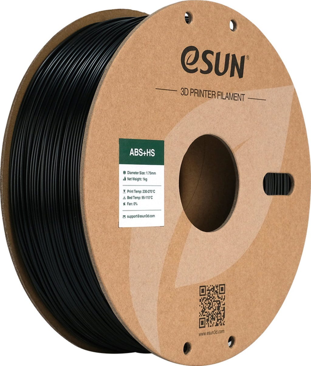 eSUN  ABS+HS Black, 1,75 mm / 1000 g    ABS-Material für den High Speed-Druck