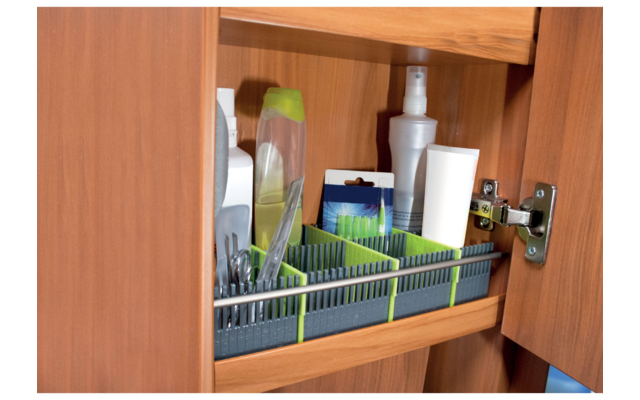 Purvario Pure Light Edition Stauleisten Set für Schubladen 8 Stück