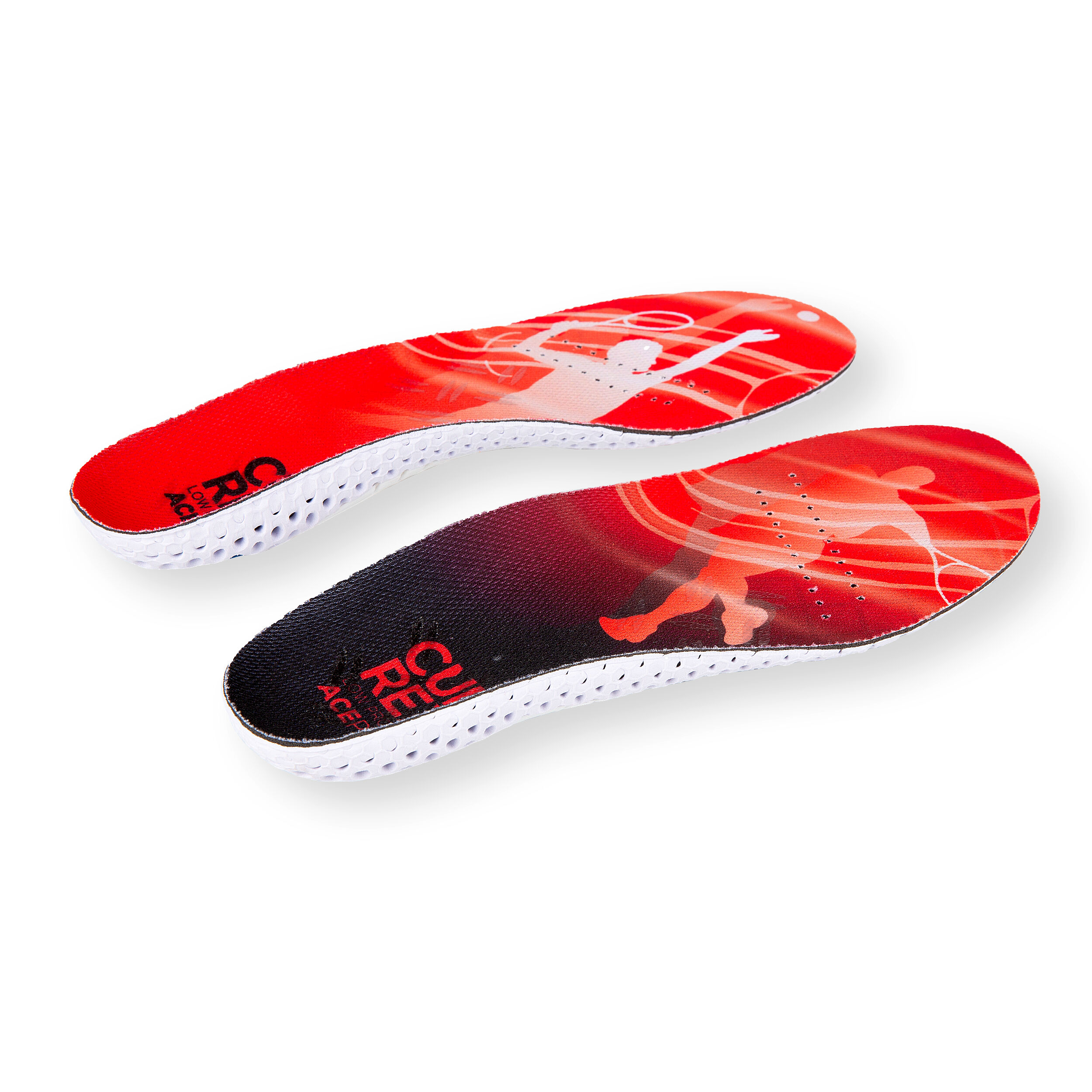 CURREX AcePro Low Semelle Intérieure - Rouge , Rouge Foncé