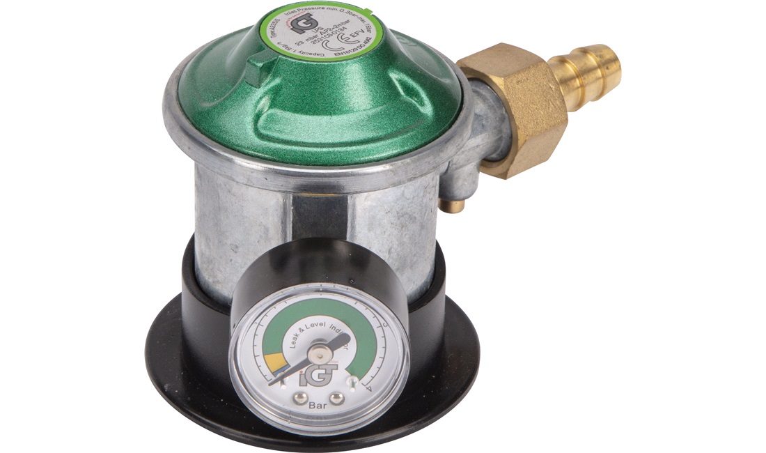 Gasregulator m/manometer Flaskegas 10mm