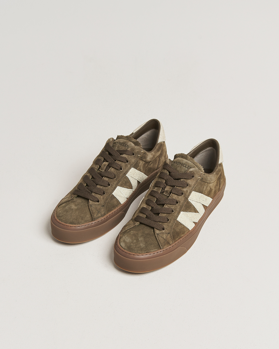 Moncler Monaco Low Top Sneakers Olive