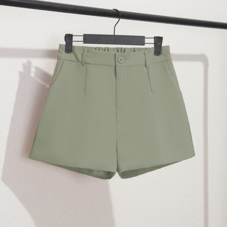 Triplgold - Effen korte jurk met elastische taille