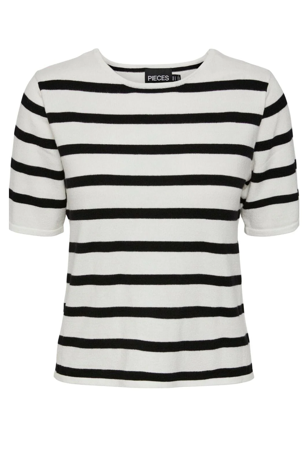 Pieces Pcmikala Ss O-Neck Knit Pa