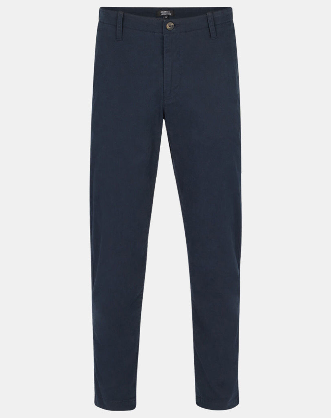 Galeries Lafayette Pantalon chino Cropped Bedford bleu marine