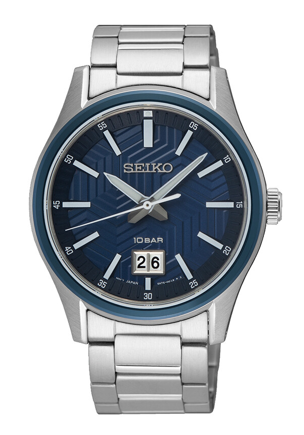 Seiko Herrenuhr Quarz Blau SUR559P1