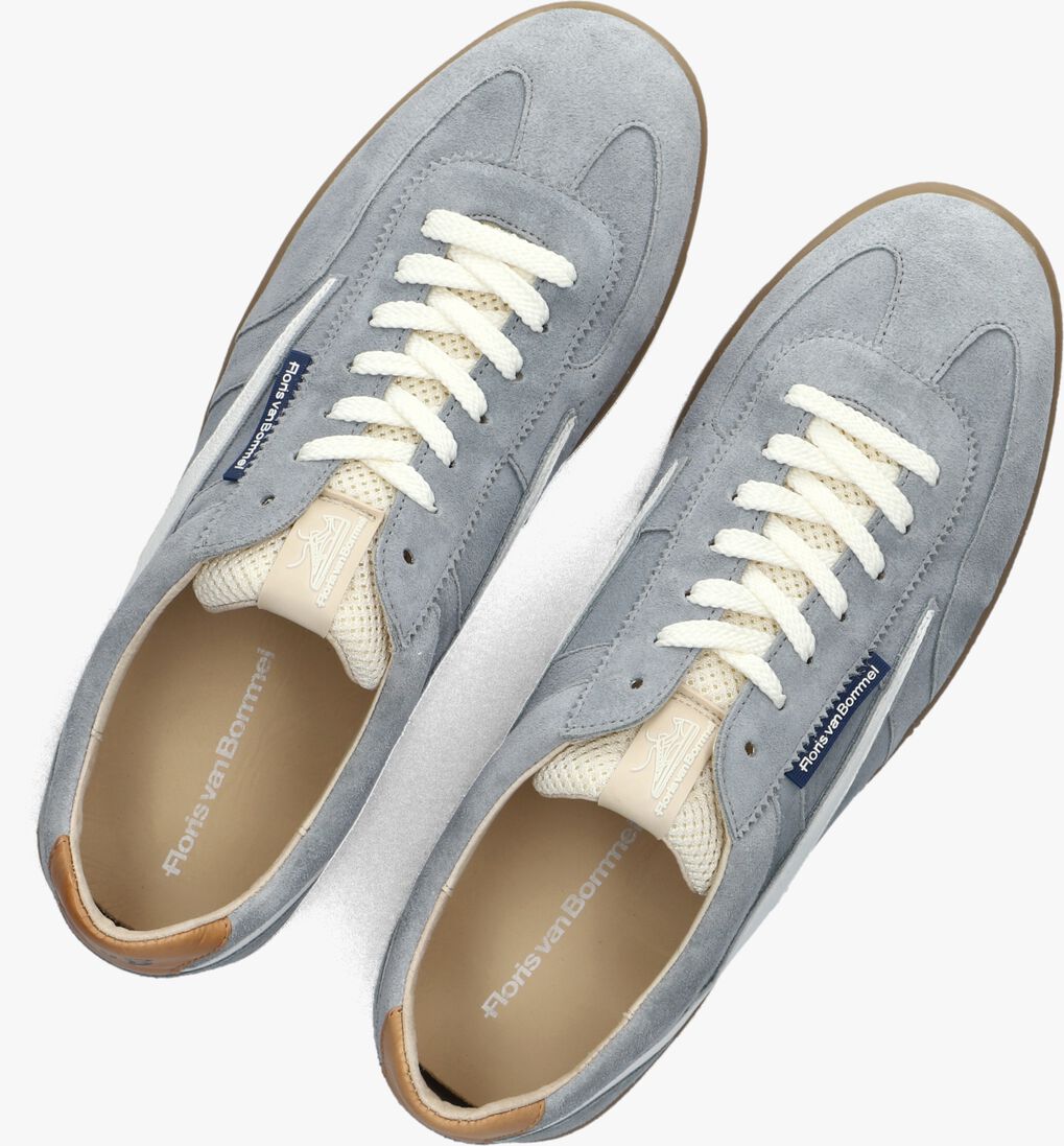 blauwe floris van bommel lage sneakers sfm-10224 de zaler
