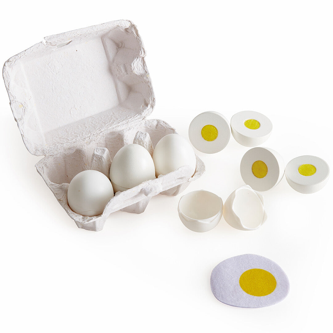 Hape doosje eieren - 6st