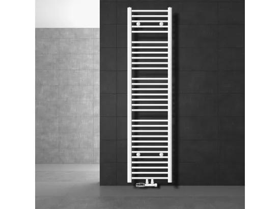 Radiateur Design Sahara Non Électrique, 400 x 1800 mm -Blanc -Connexion Central
