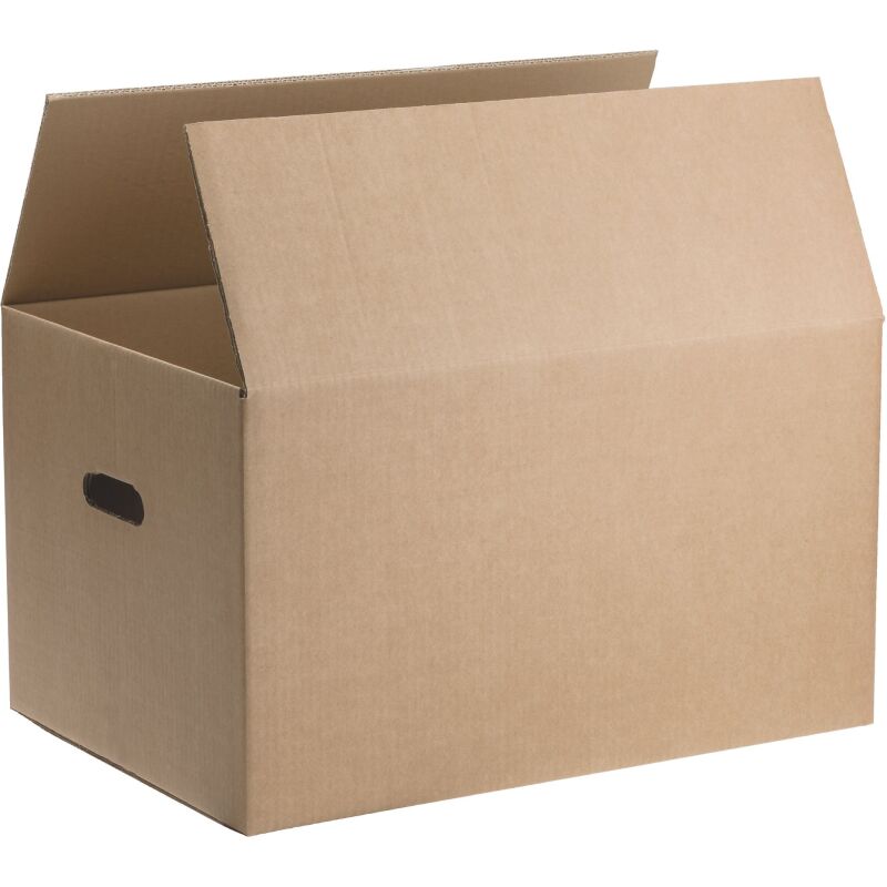 Caisse déménagement kraft brun double cannelure L 50 x l 35 x H 29 cm