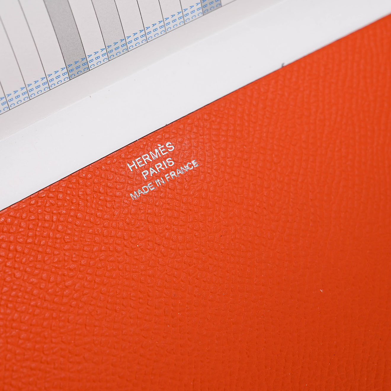 Hermès Porte-agenda Epsom orange - Très bon état - 10x17 cm