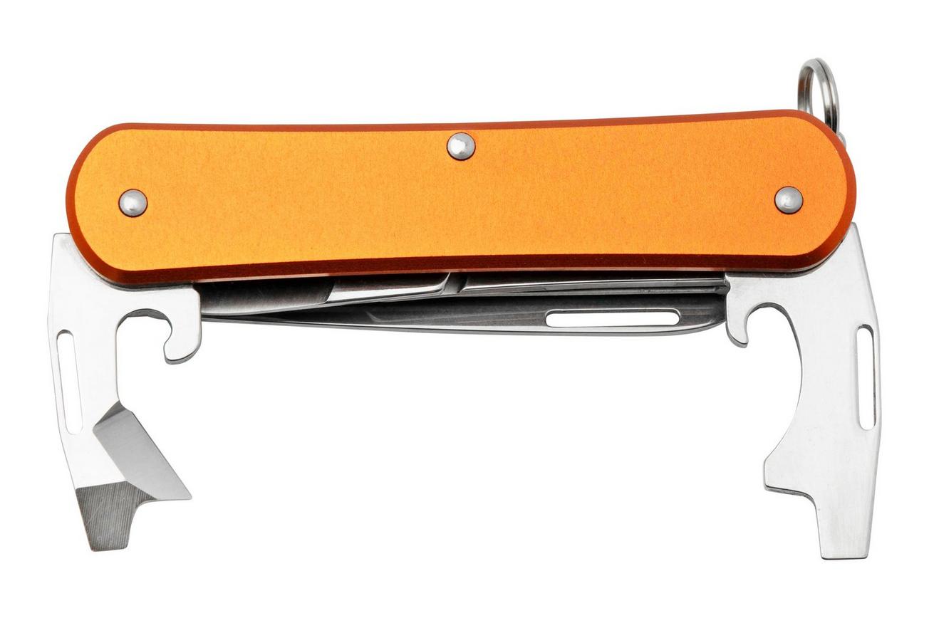 FOX Vulpis 4-Tools FX-VP130-SF5OR, N690co, Aluminium, Orange, Zwitsers zakmes