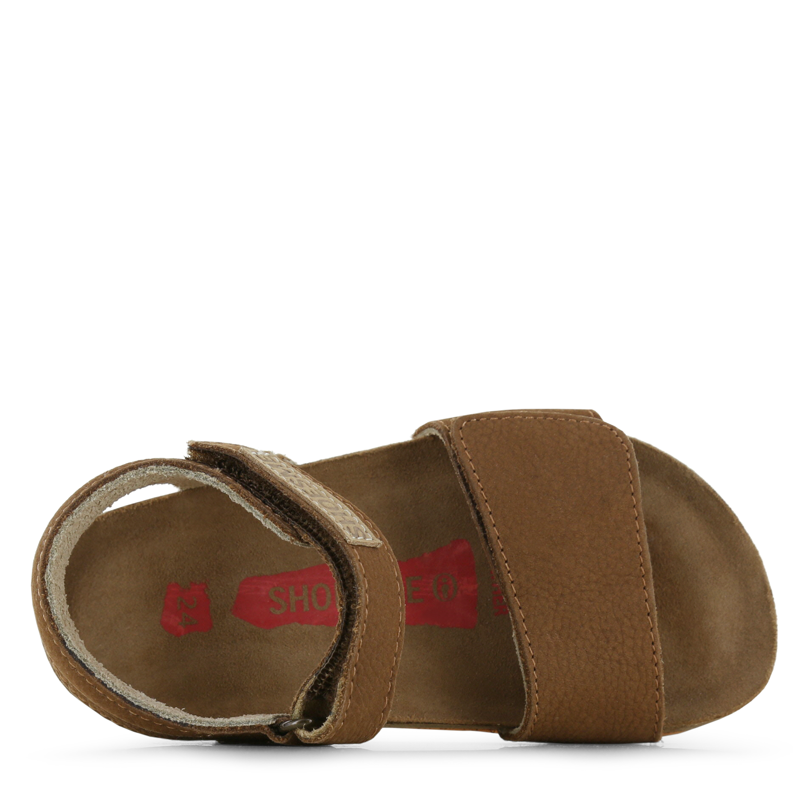 Shoesme bruine sandaal met brede band Leer | Uni schoenen