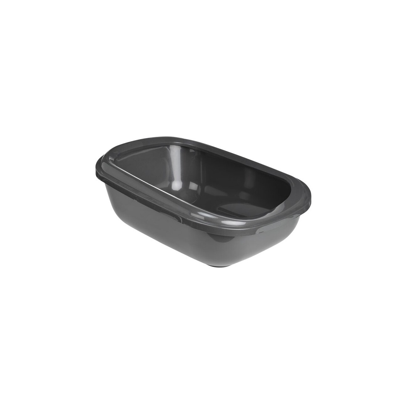AniOne Katzentoilette Mega Tray dunkelgrau