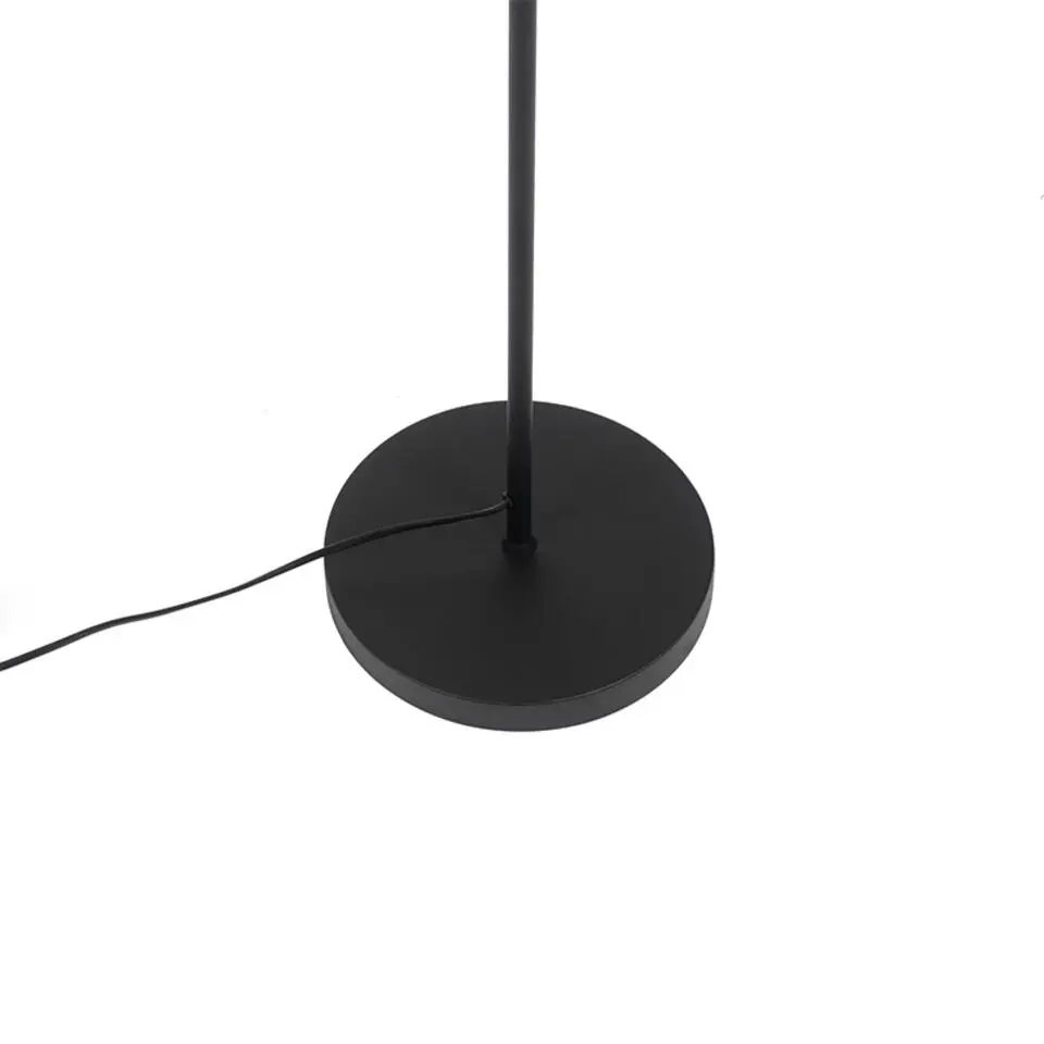 Qazqa vloerlampen magnax zwart e27