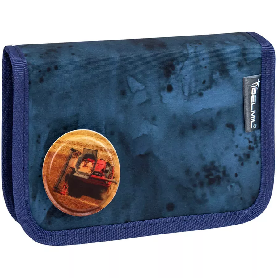 Belmil Schulranzen Motion Schulranzen Set 6-teilig mit Brustgurt, Hüftgurt Blue Splash