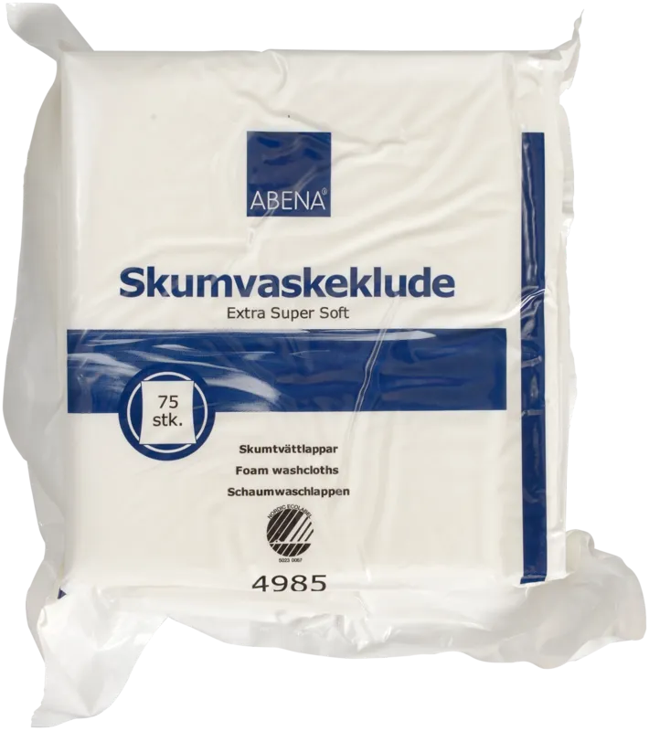 Abena Skumvaskeklud ekstra super soft - 75 stk.