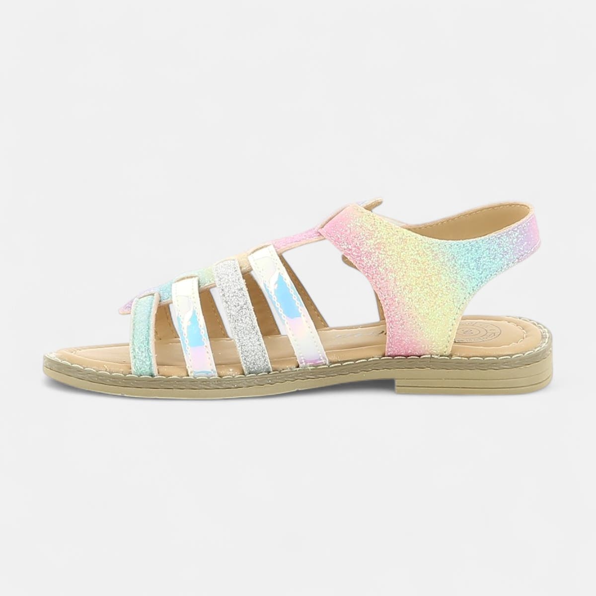 Nu-pieds Fille multicolore