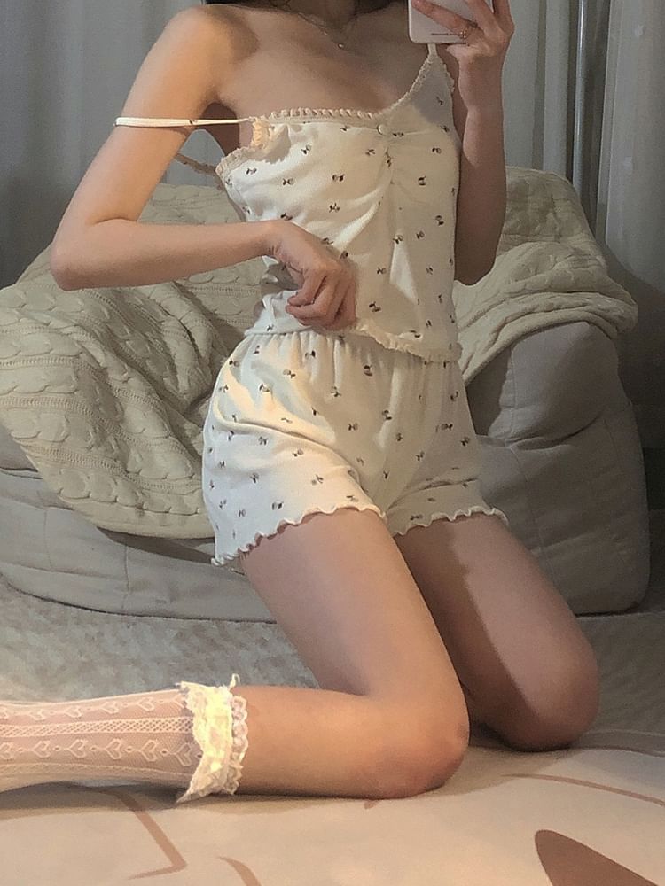 GOUB - Pyjamaset met bloemenprint