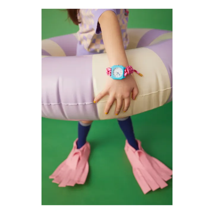 Mini Kyomo Montre Tressée Braided Sea Whip | Rose