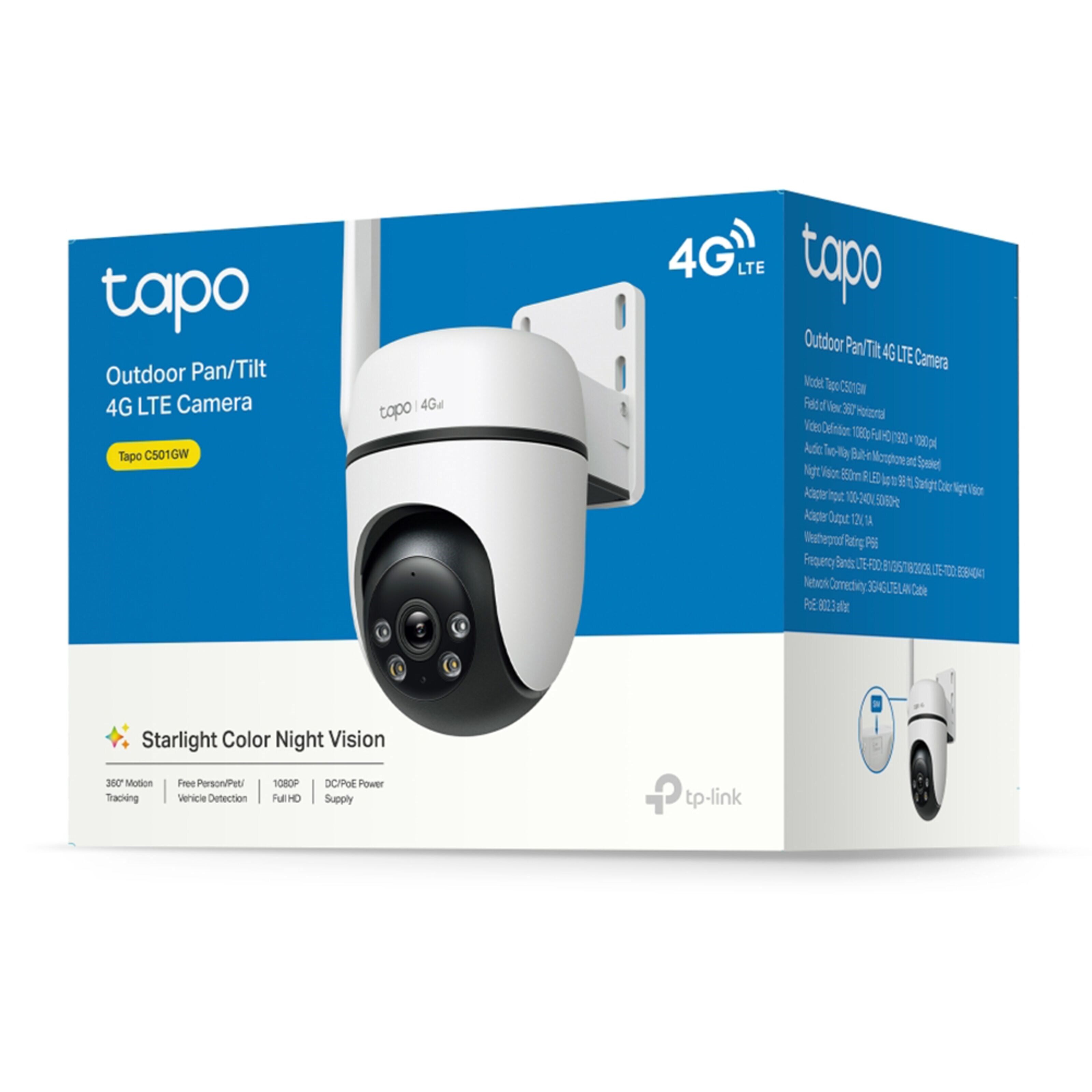 TP-link Tapo C501GW – Utendørs 4G LTE Kamera