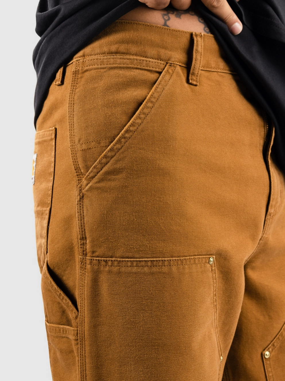 Carhartt WIP Double Knee Pants deep h brown aged canvas