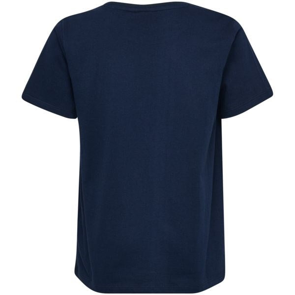 Tres T-Shirt S/S Black Iris - Hummel → Luksusbaby.dk