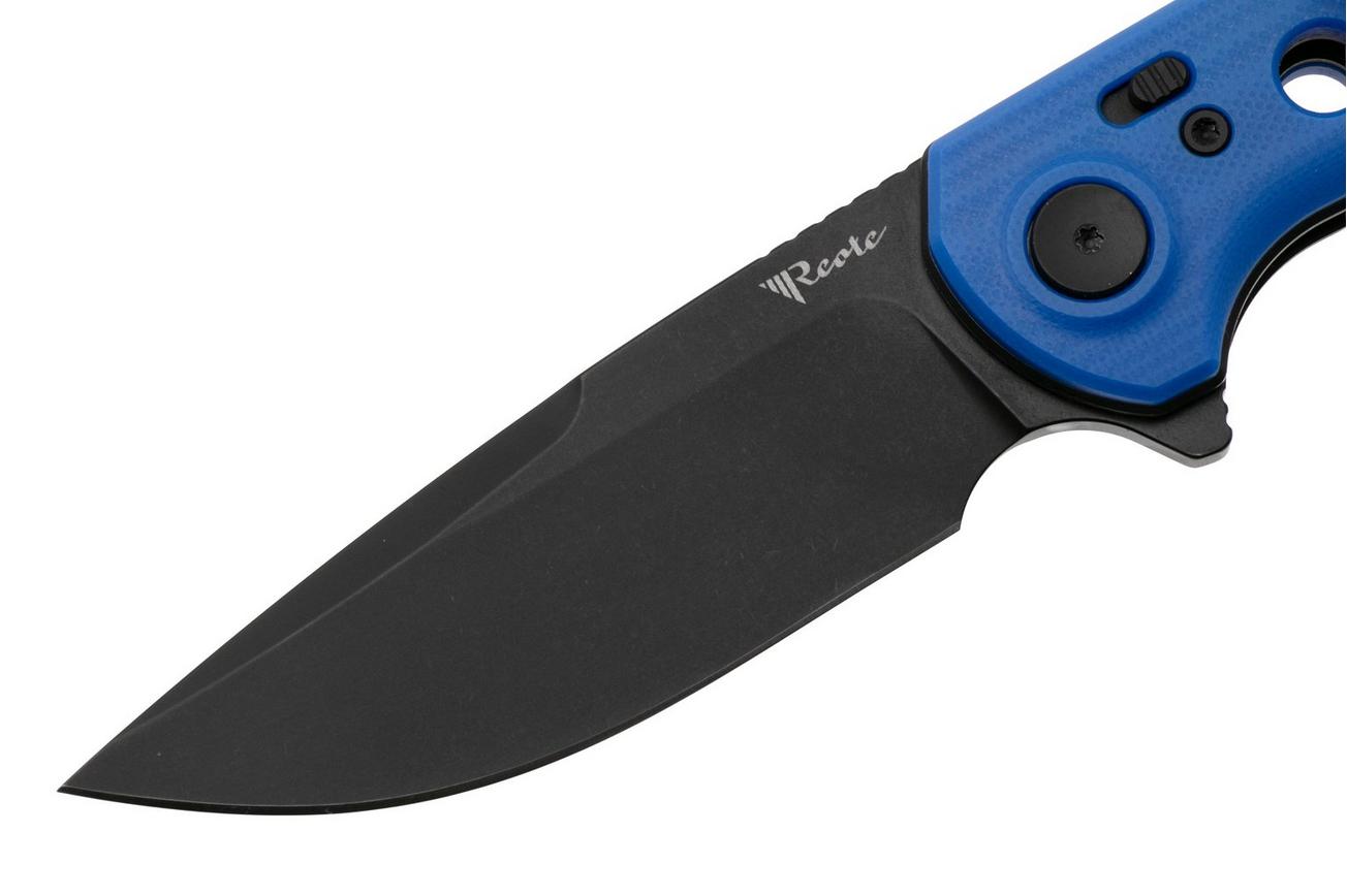 Reate PL-XF PVD Nitro-V, Blue G10, zakmes