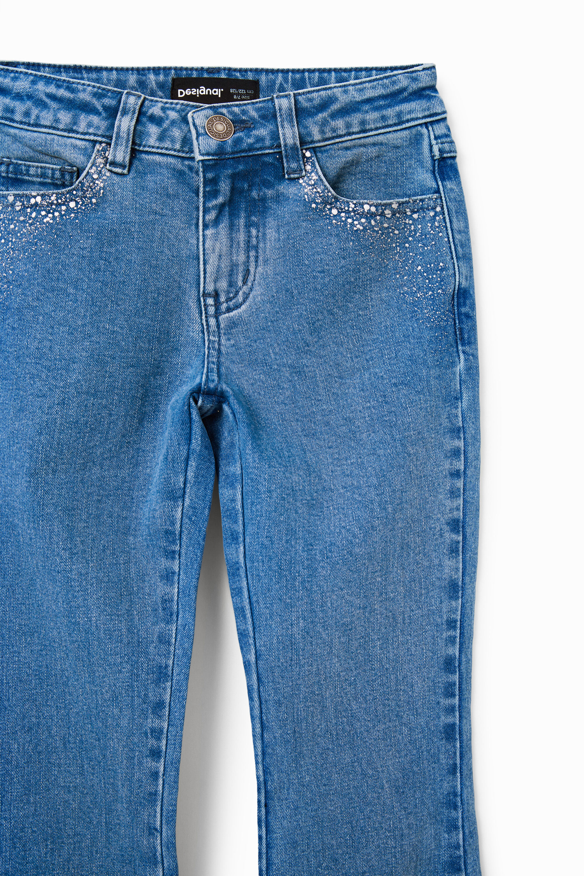 Jean flare brillant