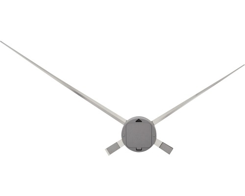 Wandklok Handen zilver Ø 85 cm