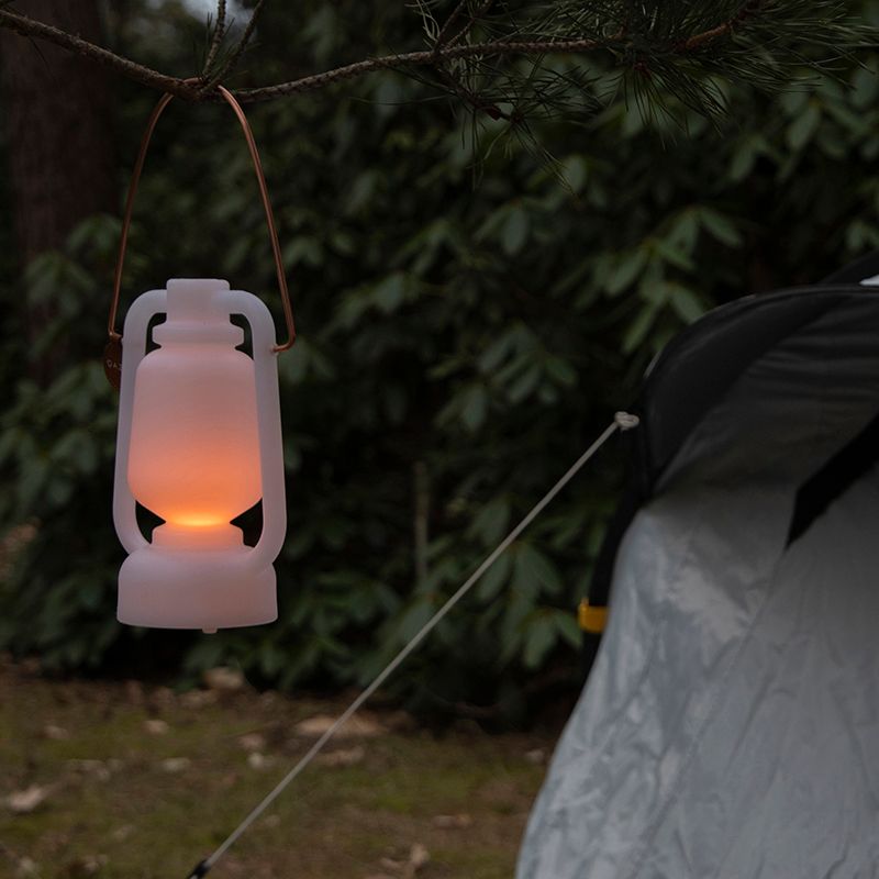 Tafellamp wit oplaadbaar 22 cm IP44 - Storm Mini