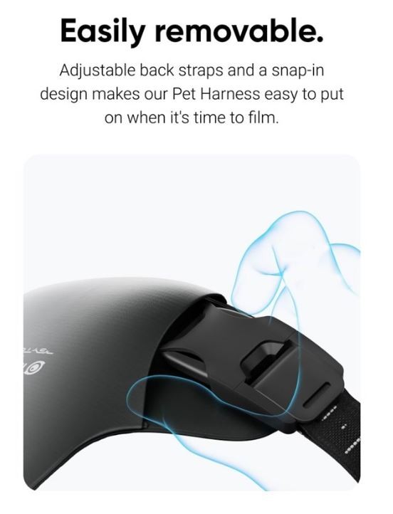 Insta360 - GO 3/GO 3S Pet Harness Mount Size S