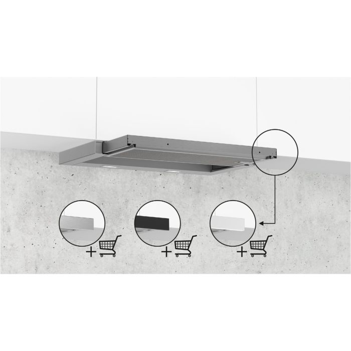 Siemens Flachschirmhaube iQ100 LI63LA526 Silbermetallic
