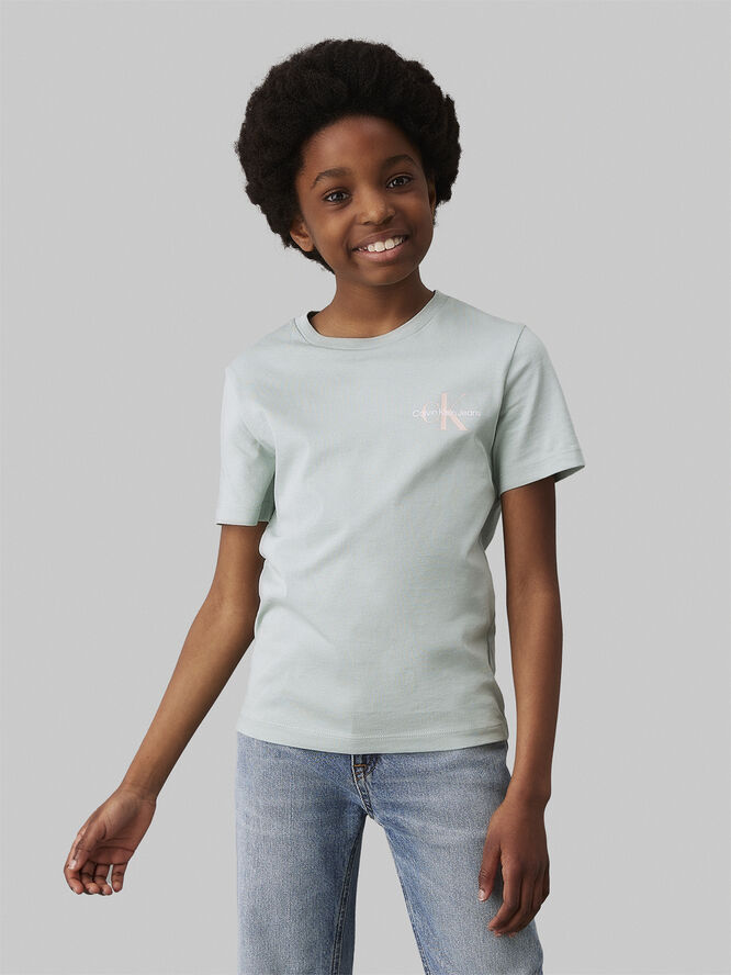 Calvin Klein CHEST MONOLOGO SS T-SHIRT Jadeite