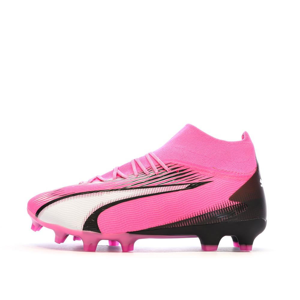 Puma Chaussures de Football Rose/Noire Homme Puma Ultra Pro
