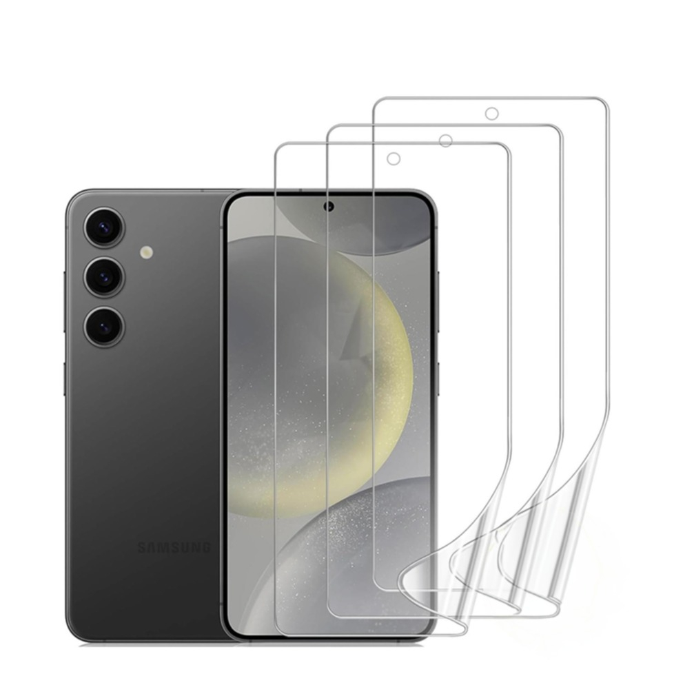(3er Set) Samsung Galaxy S25  Plus Vollbild Display Schutzfolie Soft PET