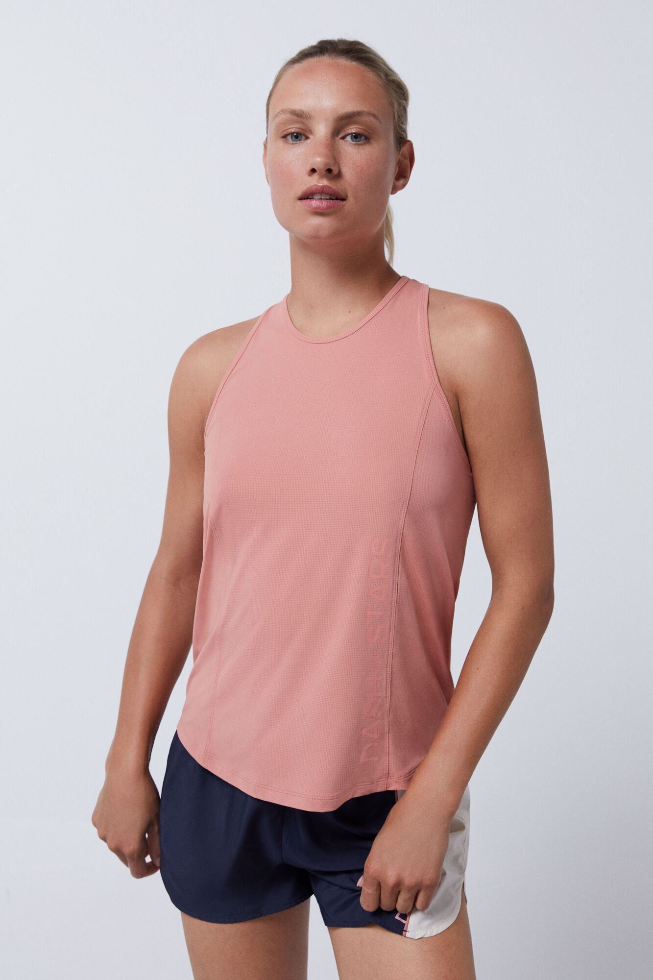 Top rosa de alças