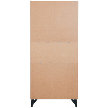 WOOOD opbergkast Miller 2-deurs dust grenenhout 200 x 90 x 37 cm