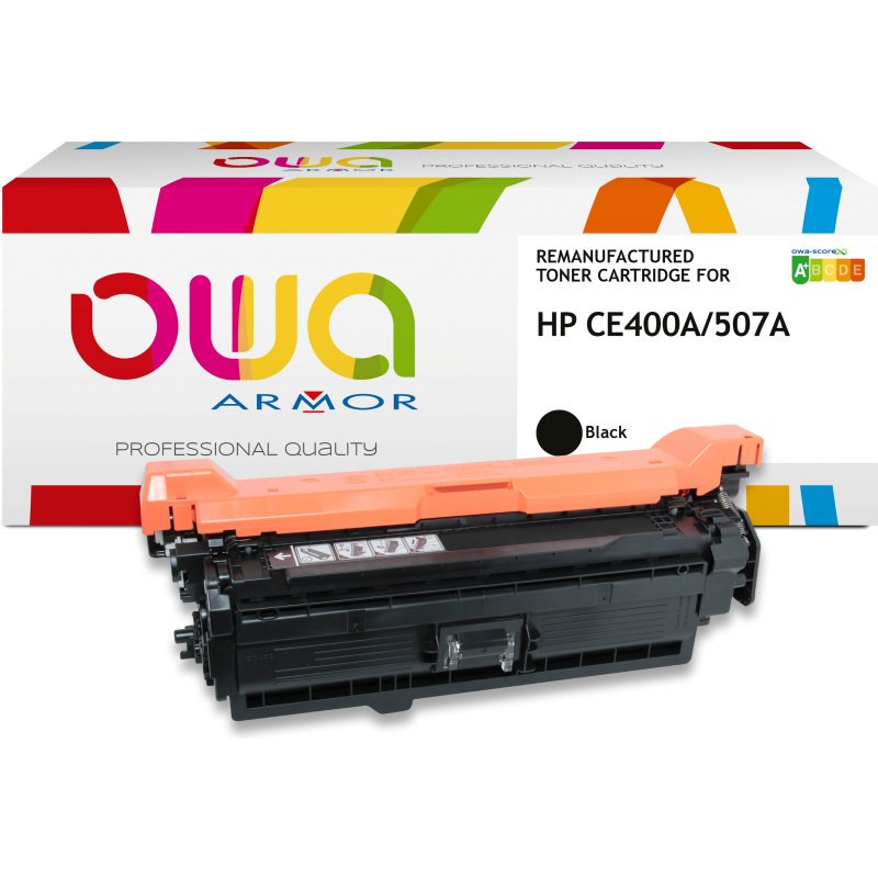 Toner remanufacturé OWA - standard - Noir - pour HP CE400A