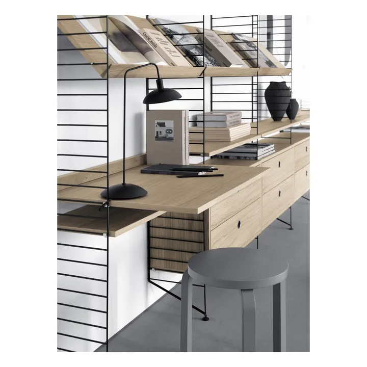 String Furniture Porte-magazines en noyer 58x30 cm