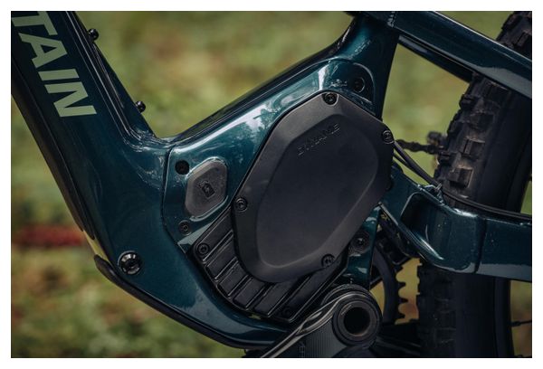 VTT Électrique Tout-Suspendu Rocky Mountain Altitude Powerplay Carbon 70 Shimano XT 12V 720Wh 29'' Vert Bleu 2024