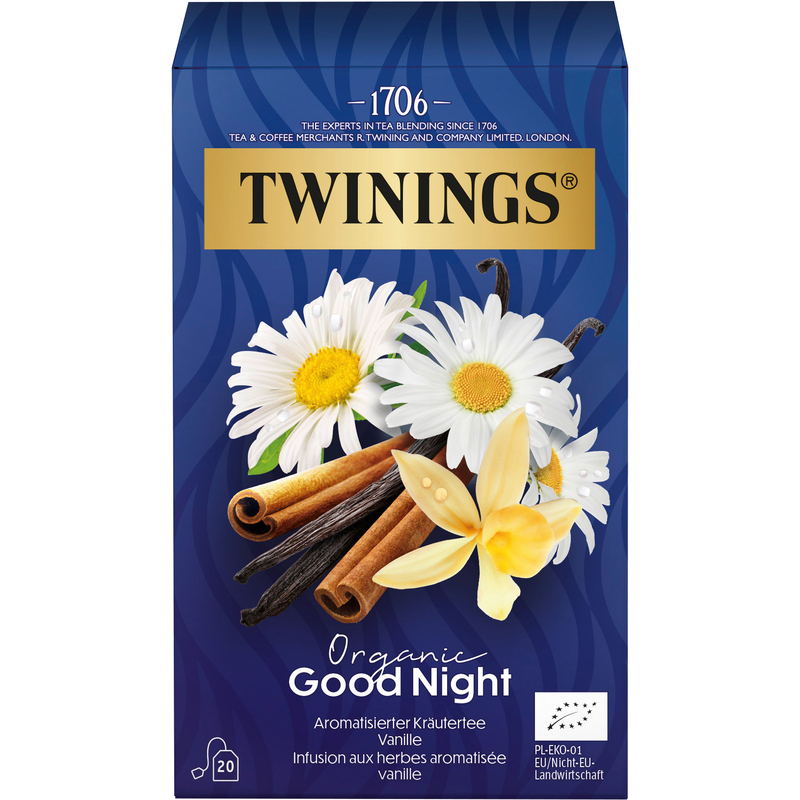 Twinings Tee Bio Guten Nacht, 20 Stück
