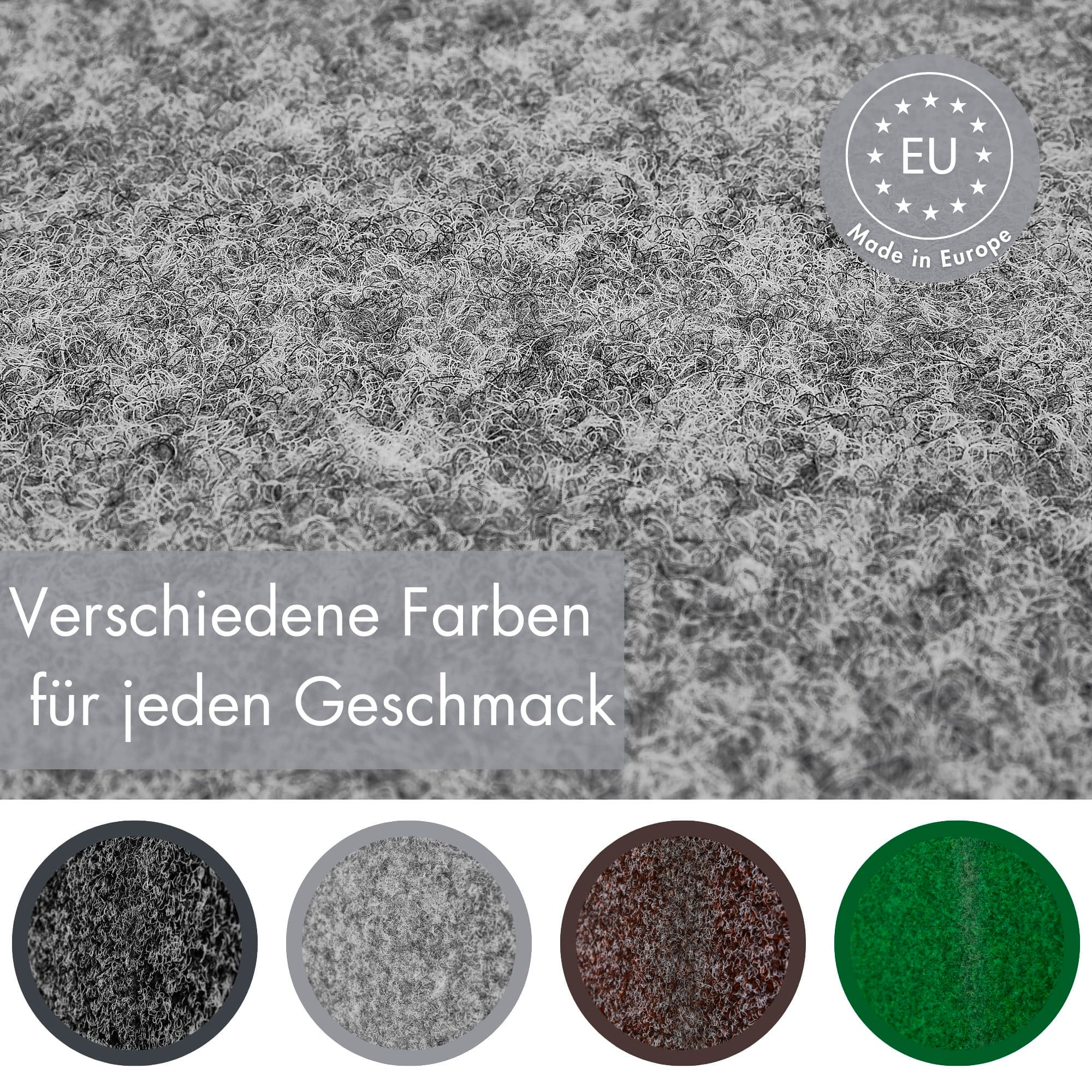 Andiamo Kunstrasen »Aberdeen, Made in Belgium« rechteckig 10 mm Höhe aus Nadelfilz, mit Drainagenoppen, für Balkon, Terasse, Wintergarten