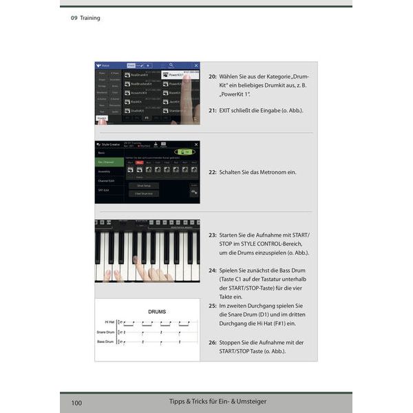 Keys Experts Verlag Yamaha Style Program. Buch 1
