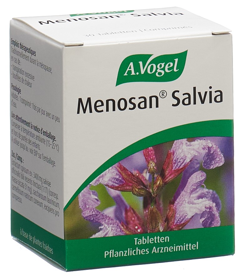MENOSAN Menosan Salvia Tabl Glas 30 Stk