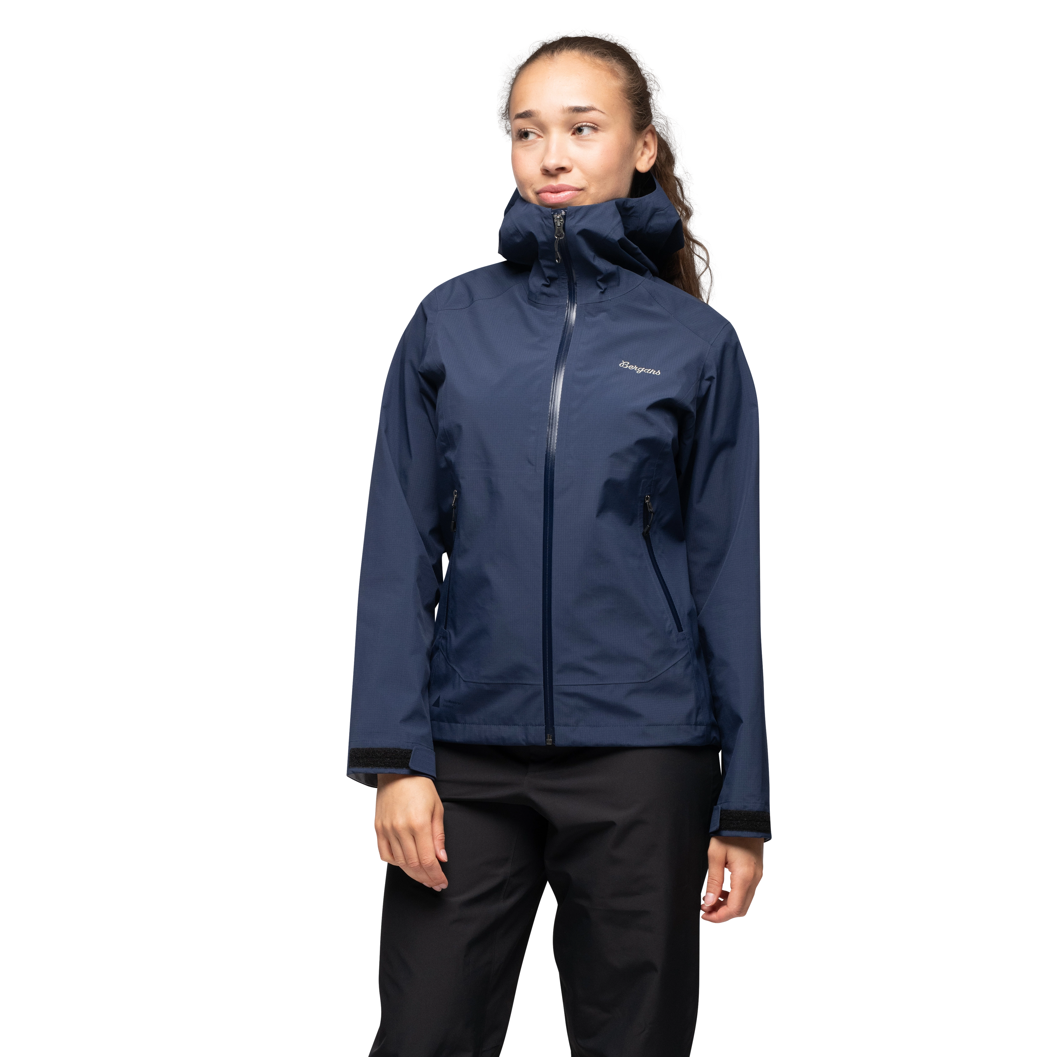 Essentials 3L Shell Jacket Women Navy Blue